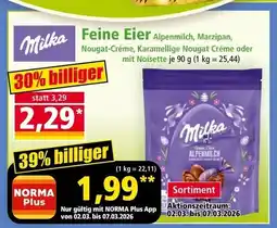 Norma Feine Eier Alpenmilch, Marzipan, Angebot