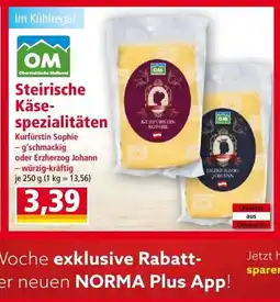 Norma Steirische Käse- spezialitäten Angebot