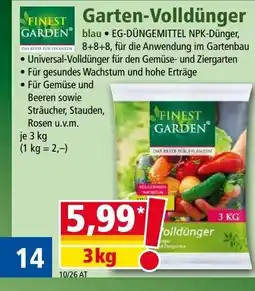 Norma Garten-Volldünger Angebot