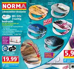 Norma WC-Sitz 3-seitig bedruckt Angebot