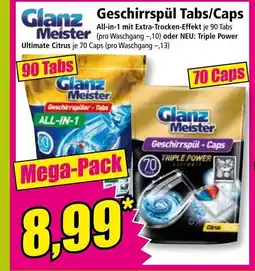 Norma Geschirrspül Tabs Caps Angebot