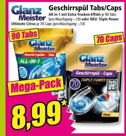 Norma Geschirrspül Tabs Caps Angebot