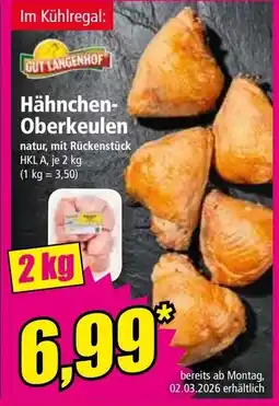Norma Hähnchen- Oberkeulen Angebot