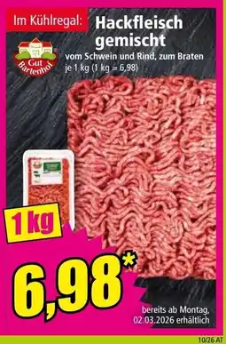 Norma Hackfleisch gemischt Angebot