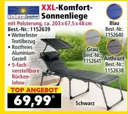 Norma XXL-Komfort- Sonnenliege Angebot