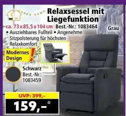 Norma Relaxsessel mit Liegefunktion Angebot