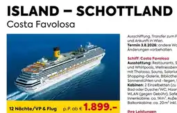 Billa Reisen Island schottland Angebot