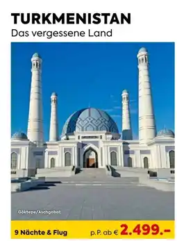 Billa Reisen Turkmenistan Angebot