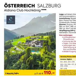 Billa Reisen Österreich salzburg Angebot