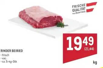 Metro Rinder beiried Angebot