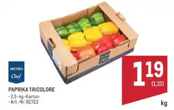 Metro Paprika tricolore Angebot