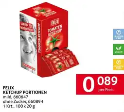 Transgourmet Felix ketchup portionen Angebot