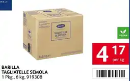 Transgourmet Barilla tagliatelle semola Angebot
