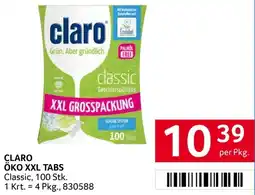 Transgourmet Claro öko xxl tabs Angebot