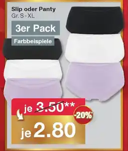 Woolworth Slip oder Panty Angebot