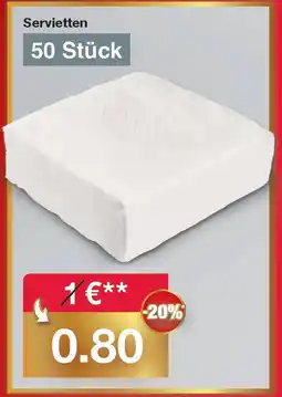 Woolworth Servietten Angebot