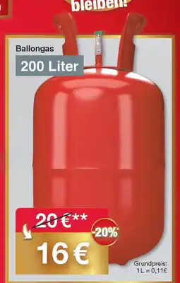 Woolworth Ballongas Angebot