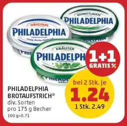 PENNY PHILADELPHIA BROTAUFSTRICH Angebot