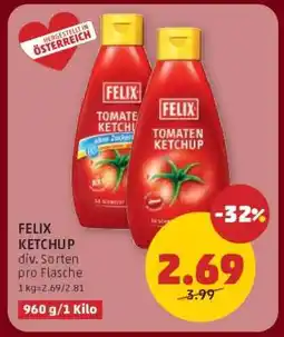 PENNY FELIX KETCHUP Angebot