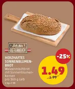 PENNY HERZHAFTES SONNENBLUMEN-BROT Angebot