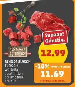 PENNY RINDSGULASCHFLEISCH Angebot
