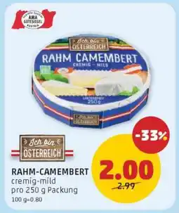 PENNY RAHM-CAMEMBERT Angebot