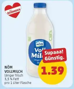 PENNY NÖM VOLLMILCH Angebot