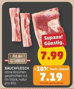 PENNY Bauchfleisch Angebot