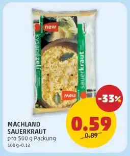 PENNY MACHLAND SAUERKRAUT Angebot