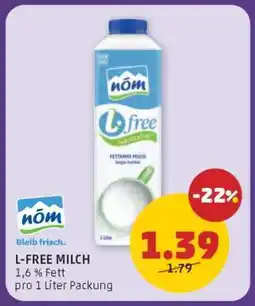 PENNY L-FREE MILCH Angebot