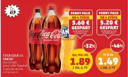 PENNY COCA-COLA od. FANTA Angebot