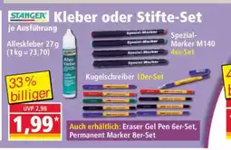 Norma Kleber oder Stifte-Set Angebot