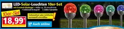 Norma LED-Solar-Leuchten 10er-Set Angebot