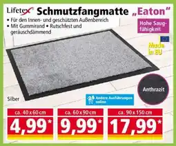 Norma Lifetex Schmutzfangmatte „Eaton“ Angebot