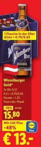 Lidl Wieselburger Gold Angebot
