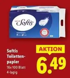 Lidl Softis Toilettenpapier Angebot
