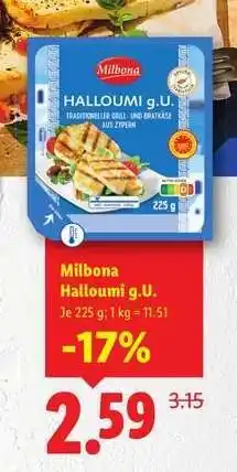Lidl Milbona Halloumi g.U Angebot