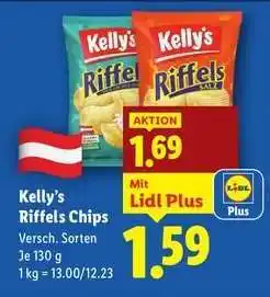 Lidl Kelly’s Riffels Chips Angebot