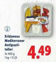 Lidl Eridanous Mediterraner Antipasti-teller Angebot