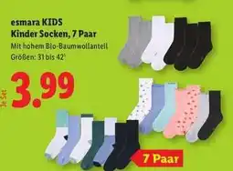 Lidl esmara KIDS Kinder Socken, 7 Paar Angebot