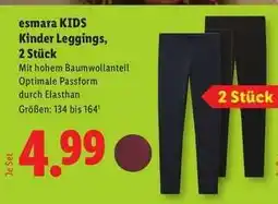 Lidl esmara KIDS Kinder Leggings, 2 Stück Angebot