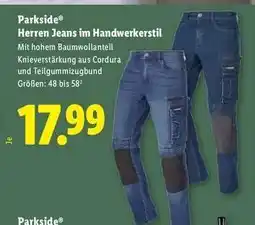 Lidl Parkside Herren Jeans im Handwerkerstil Angebot