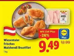 Lidl Wiesentaler Frisches Maishendl Brustfilet Angebot