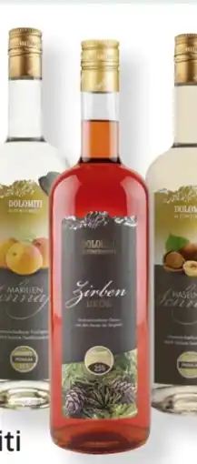 MPreis Dolomiti Schnäpse Angebot