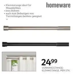 XXXLutz Vorhangstange klemmstange Angebot