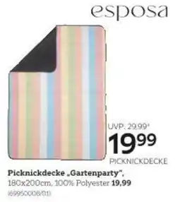 XXXLutz Picknickdecke Gartenparty Angebot