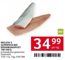 Transgourmet Decleva's alpenfisch bio seesaiblingsfilet Angebot