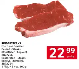 Transgourmet Rindersteaks Angebot