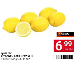Transgourmet Quality zitronen 20er netz kl.1 Angebot