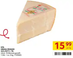 Transgourmet Gta grana padano 32% fett i. tr. Angebot
